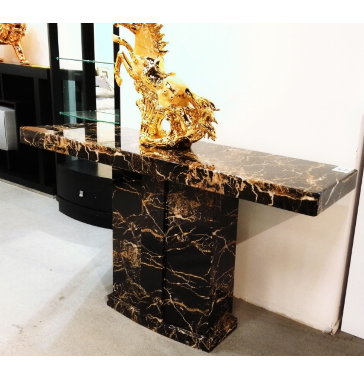 Forest Marble Console Table Hallway Table